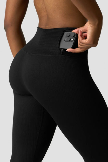 ICIW Ribbed Define Seamless Pocket Tights