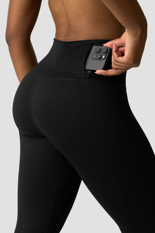 ICIW Ribbed Define Seamless Pocket Tights