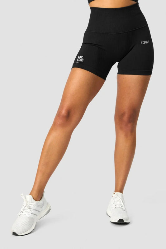 ICIW Ribbed Define Seamless Pocket Shorts